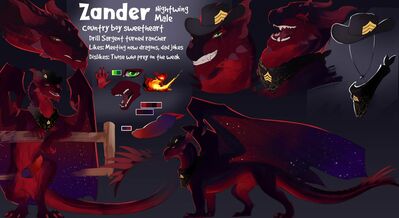 Zander Reference (Wings_of_Fire)
art by kaalut
Keywords: wings_of_fire;nightwing;dragon;male;feral;solo;penis;reference;kaalut