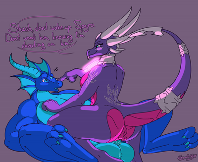 Cheating 1
art by wingedwilly
Keywords: videogame;spyro_the_dragon;dragon;dragoness;cynder;male;female;anthro;breasts;M/F;penis;cowgirl;vaginal_penetration;spooge;wingedwilly