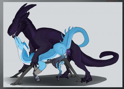 A Little Help
art by neverneverland
Keywords: dragon;feral;male;M/M;penis;anal;from_behind;spooge;bondage;neverneverland