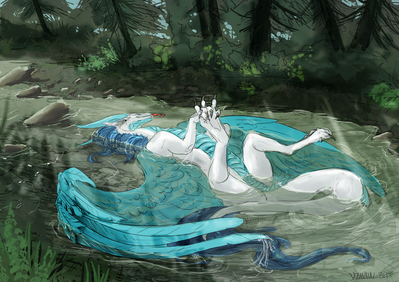 Dragoness Relaxing
unknown artist
Keywords: dragoness;female;feral;solo;suggestive