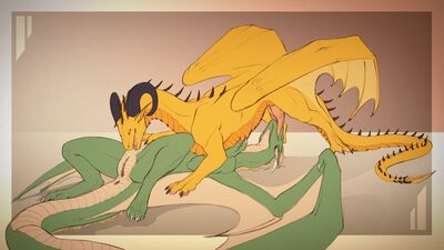 Akheras and Garrick
art by by veoros
Keywords: dragon;dragoness;male;female;feral;M/F;penis;vagina;oral;69;veoros