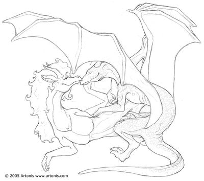 Dragon Sex
art by artonis
Keywords: dragon;dragoness;male;female;feral;M/F;penis;from_behind;vaginal_penetration;artonis