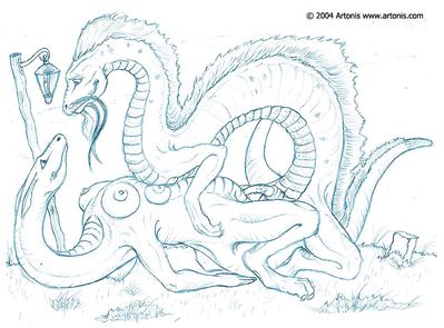 Eastern Dragons Mating
art by artonis
Keywords: eastern_dragon;dragon;dragoness;male;female;feral;anthro;breasts;M/F;penis;missionary;spooge;artonis