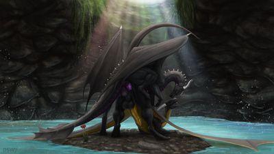 Soldawn and Revo
art by dsw7
Keywords: dragon;male;feral;M/M;penis;from_behind;anal;dsw7