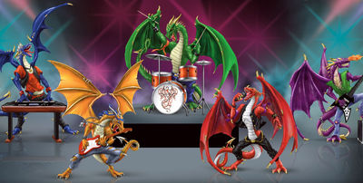 Dragon Rock Band
unknown artist
Keywords: dragon;male;anthro;solo;non-adult