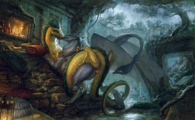 Riding Out The Storm
art by FishyFrog
Keywords: eastern_dragon;dragon;dragoness;male;female;feral;M/F;penis;from_behind;vaginal_penetration;FishyFrog