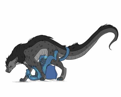 Going At It
art by FossilArt
Keywords: dragon;dragoness;male;female;feral;M/F;penis;missionary;vaginal_penetration;FossilArt