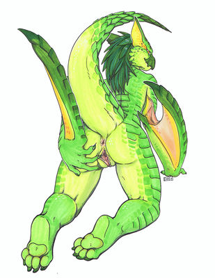 Green Nargacuga
art by iggi
Keywords: videogame;monster_hunter;dragoness;wyvern;nargacuga;green_nargacuga;female;anthro;solo;vagina;spread;iggi