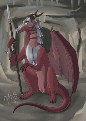 Armoured Kestrel (Wings_of_Fire)
art by HalfShearedSheep
Keywords: wings_of_fire;skywing;kestrel;dragoness;female;feral;solo;vagina;HalfShearedSheep