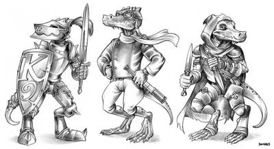 Kobolds
art by d-mac
Keywords: dungeons_and_dragons;kobold;anthro;solo;non-adult;d-mac