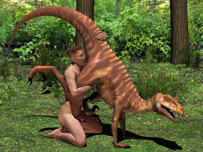 Raptor Eating
art by wooky
Keywords: beast;dinosaur;theropod;raptor;human;man;male;female;feral;M/F;oral;from_behind;cgi;wooky