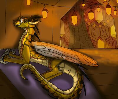Cricket (Wings_of_Fire)
art by RipperTheInd0rapt0r
Keywords: wings_of_fire;hivewing;cricket;dragoness;female;feral;solo;vagina;spooge;RipperTheInd0rapt0r