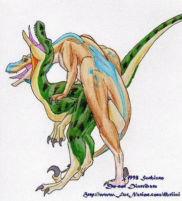 Raptor Sex
art by ssthisto
Keywords: dinosaur;theropod;raptor;deinonychus;male;female;feral;M/F;penis;from_behind;ssthisto