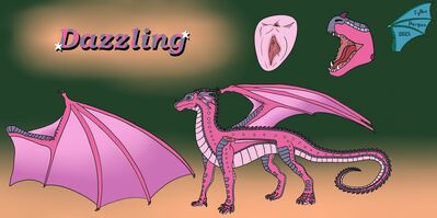 Dazzling Reference (Wings_of_Fire)
art by Tylbo_Dergun
Keywords: wings_of_fire;rainwing;dragoness;female;feral;solo;vagina;closeup;reference;Tylbo_Dergun