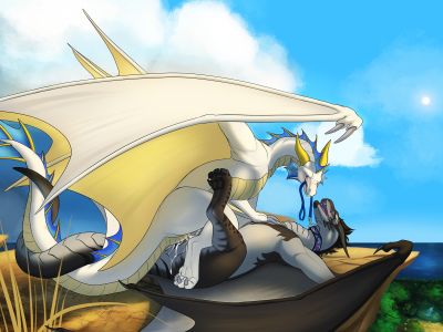 Ales on Alka (messy)
art by UntitledDrak
Keywords: dragon;dragoness;wyvern;male;female;feral;M/F;bondage;penis;cowgirl;vaginal_penetration;spooge;UntitledDrak