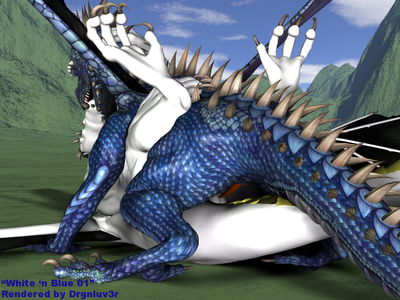 White and Blue 1
art by drgnluv3r
Keywords: dragon;dragoness;male;female;feral;M/F;penis;missionary;cgi;drgnluv3r