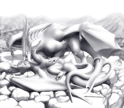 Cuddle Time
art by YoJek163
Keywords: dragon;dragoness;male;female;feral;M/F;romance;non-adult;YoJek163