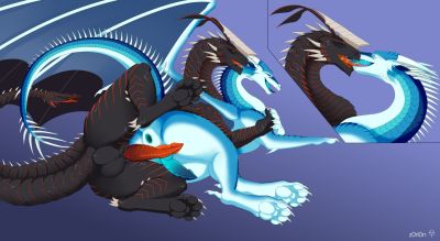 Kissy Time 7 (Wings_of_Fire)
art by Z0RI0N
Keywords: wings_of_fire;icewing;dragon;male;feral;M/M;penis;spoons;anal;suggestive;Z0RI0N