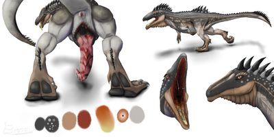 Hyenphea the Acrocanthosaurus
art by a3person
Keywords: dinosaur;theropod;acrocanthosaurus;male;feral;solo;penis;spooge;closeup;reference;a3person