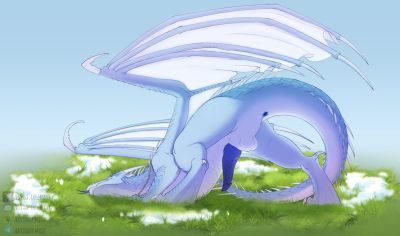 Rex Presenting (Wings_of_Fire)
art by abyss_of_mist
Keywords: wings_of_fire;icewing;dragon;male;feral;solo;penis;presenting;abyss_of_mist