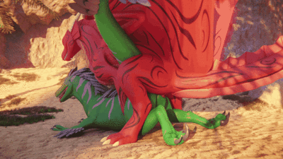 Dragon and Raptor.gif
art by accers
Keywords: video;animated_gif;dragon;dinosaur;theropod;raptor;male;female;feral;M/F;penis;from_behind;vaginal_penetration;cgi;accers