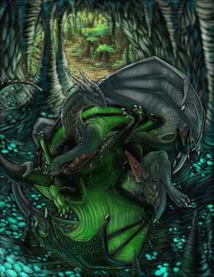 Cavern of Delights
art by acidapluvia
Keywords: dragon;feral;male;M/M;penis;suggestive;acidapluvia