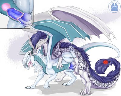 Mating Dragons
art by alduinred
Keywords: dragon;dragoness;male;female;feral;M/F;penis;from_behind;vaginal_penetration;internal;alduinred