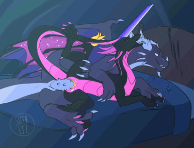 Dragons Spooning.gif
art by andrew_shtoltz
Keywords: video;animated_gif;dragon;dragoness;male;female;feral;M/F;penis;spoons;vaginal_penetration;andrew_shtoltz