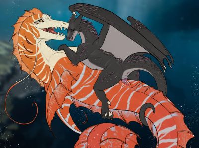 Aquatic Mating
art by angellsview3
Keywords: dragon;dragoness;hybrid;male;female;feral;M/F;penis;missionary;vaginal_penetration;angellsview3