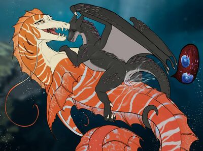 Under The Sea
art by angellsview3
Keywords: dragoness;furry;seahorse;male;female;feral;M/F;penis;cowgirl;vaginal_penetration;internal;spooge;angellsview3