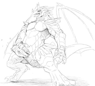 anthro dragon