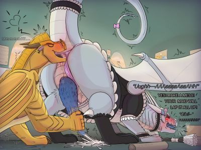 Winter's Room Service 4 (Wings_of_Fire)
art by anjydrawslewd
Keywords: wings_of_fire;icewing;sandwing;qibli;winter;dragon;male;feral;M/M;maid;penis;masturbation;orgasm;ejaculation;spooge;anjydrawslewd