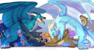 Dragon Orgy
art by anora_drakon
Keywords: dragon;dragoness;male;female;feral;M/F;M/M;orgy;penis;from_behind;anal;vaginal_penetration;anora_drakon 