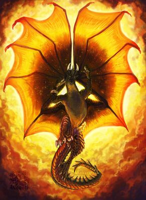 Solar Eclipse (Wings_of_Fire)
art by anoroth
Keywords: wings_of_fire;sandwing;nightwing;hybrid;dragon;male;feral;solo;penis;anoroth