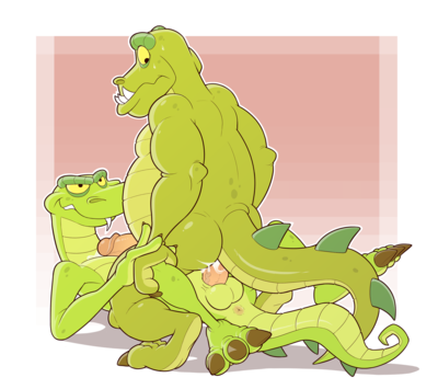 Komodo Brothers (Crash Bandicoot)
art by anti_dev
Keywords: videogame;crash_bandicoot;lizard;monitor_lizard;komodo_dragon;komodo_bros;male;anthro;M/M;penis;cowgirl;anal;incest;spooge;anti_dev