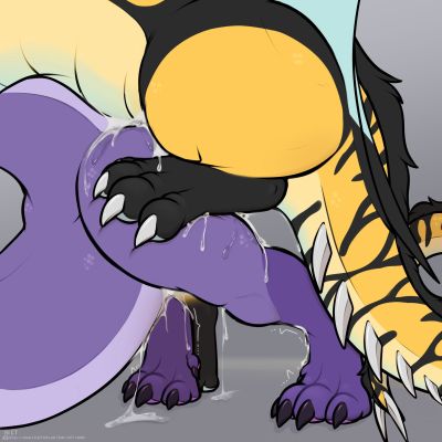Drakes Tied
art by arti-ramon
Keywords: dragon;male;feral;M/M;from_behind;anal;closeup;spooge;tied;arti-ramon