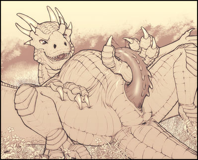 Draco
art by artonis
Keywords: dragonheart;draco;dragon;male;feral;solo;penis;masturbation;spooge;artonis