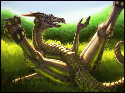 Dragoness Spread (colour)
art by artonis
Keywords: dragoness;female;feral;solo;cloaca;spread;spooge;artonis
