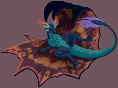 Limali the Aquatic Dragon
art by artzen_san
Keywords: dragoness;female;feral;solo;vagina;presenting;artzen_san