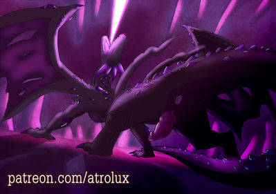Darkeater Midir
art by atrolux
Keywords: videogame;dark_souls;dragon;darkeater_midir;male;feral;solo;penis;atrolux
