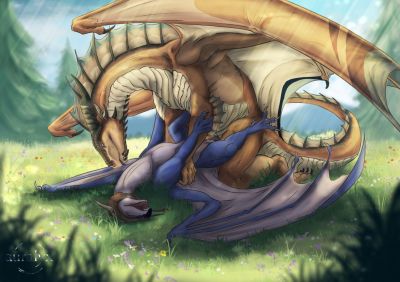 Summer Sun
art by auralyx
Keywords: dragon;dragoness;male;female;feral;M/F;penis;missionary;vaginal_penetration;spooge;auralyx