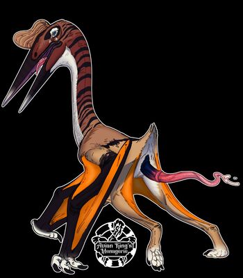 Quetzalcoatlus
art by avian-king
Keywords: dinosaur;pterodactyl;quetzalcoatlus;male;feral;solo;penis;spooge;avian-king