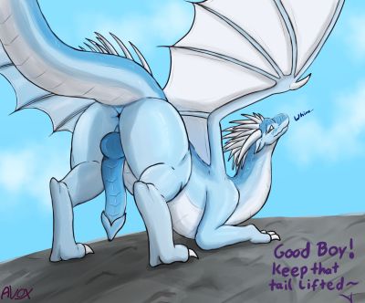 Icewing Lift (Wings_of_Fire)
art by avox~
Keywords: wings_of_fire;icewing;dragon;male;feral;solo;penis;presenting;avox~