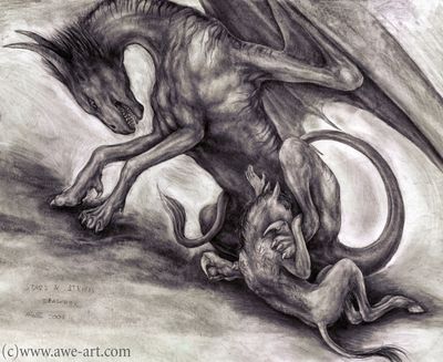 Drakkor Pleasured
art by awe
Keywords: dragon;drakkor;furry;equine;horse;male;female;feral;anthro;M/F;oral;awe