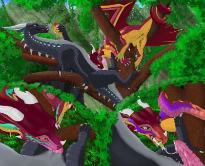 Grain and Starsign Oral (Wings_of_Fire)
art by birdofgrain
Keywords: wings_of_fire;nightwing;rainwing;dragon;dragoness;male;female;feral;M/F;penis;oral;closeup;spooge;birdofgrain