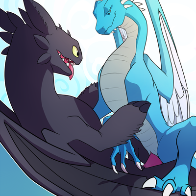 Saphira Riding Toothless
art by blitzdrachin
Keywords: how_to_train_your_dragon;night_fury;toothless;eragon;saphira;dragon;dragoness;male;female;feral;M/F;penis;cowgirl;vaginal_penetration;blitzdrachin