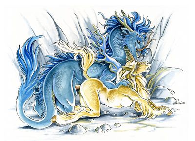 Dragon's Gold
art by hbruton
Keywords: dragon;furry;equine;unicorn;male;feral;female;anthro;breasts;M/F;penis;from_behind;hbruton