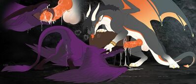 Breeding Mount
art by by_dream
Keywords: dragon;dragoness;male;female;feral;M/F;penis;vagina;oral;closeup;spooge;by_dream