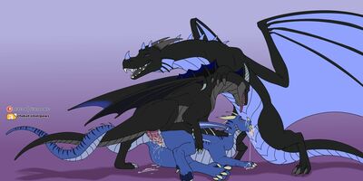 Zana Spitroasted
art by chakat-silverpaws
Keywords: dragon;dragoness;male;female;feral;M/F;threeway;spitroast;penis;oral;from_behind;vaginal_penetration;ejaculation;spooge;chakat-silverpaws