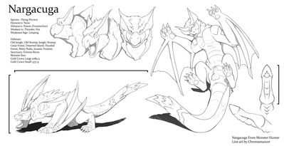 Nargacuga Reference
art by chromamancer
Keywords: videogame;monster_hunter;dragon;wyvern;nargacuga;male;feral;solo;penis;closeup;reference;chromamancer